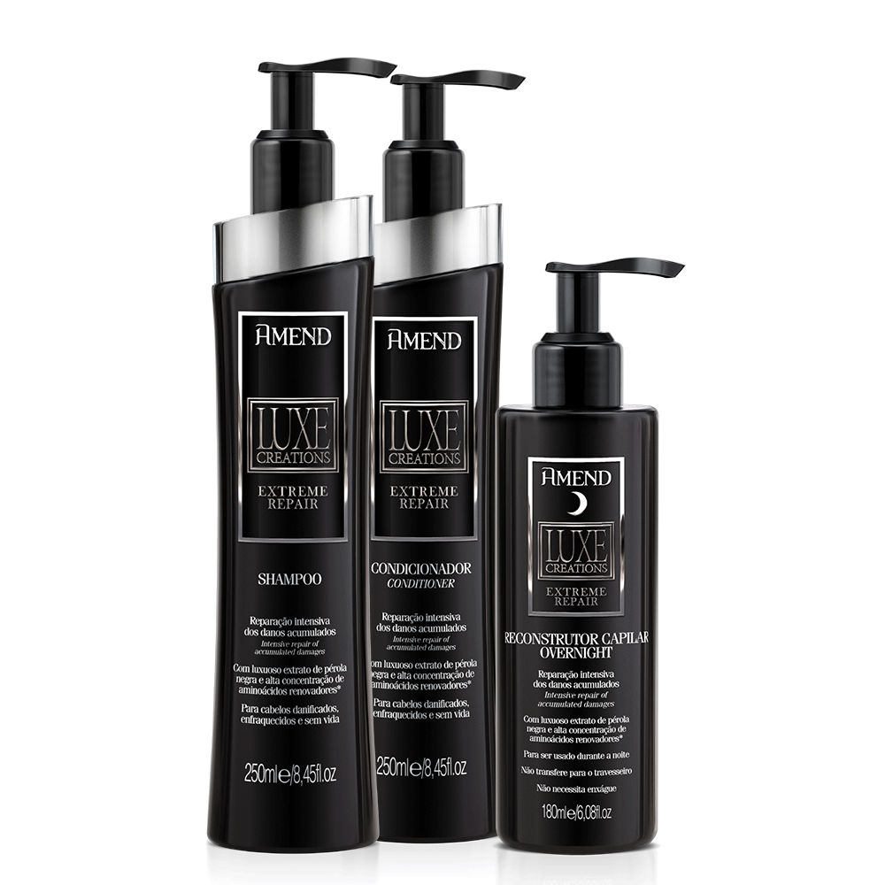 Kit Amend Luxe Creations Extreme Repair | 3 produtos